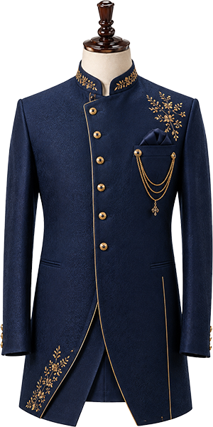 Ornate gold tuxedo